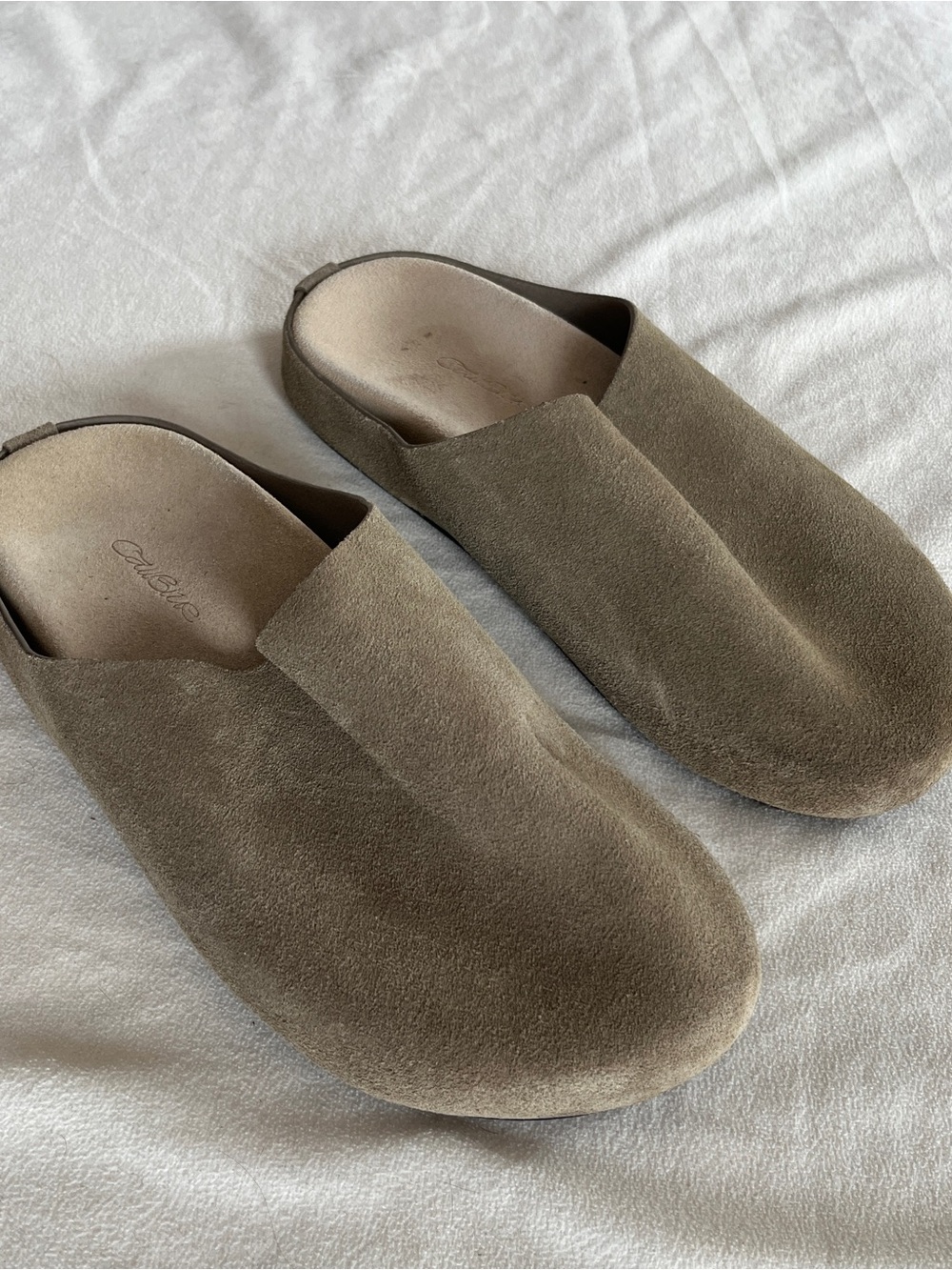 Call Blue The Row Suede Clogs Size 40 US 9 - Picture 2 of 8